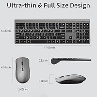 SHUNJINRUN KM426 Wireless Keyboard and Mouse Combo — image 5
