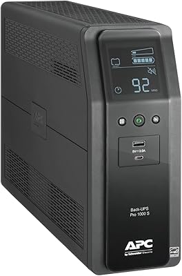 APC BR1000MS 1000VA Sine Wave UPS Battery Backup