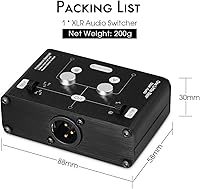 Douk Audio KN102 2-Way XLR Balanced Audio Switcher — image 5