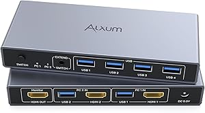 Alxum 2-in-1 USB A HDMI KVM Switch Review