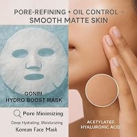 GONIM Face Mask with Hyaluronic Acid & Vitamin C (30mL, 10pcs) — image 5