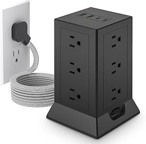 Hozzx Power Strip Tower Q18-6.5FT Review