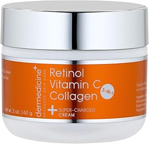 Dermedicine Vitamin C + Retinol + Collagen Cream 2 oz Review