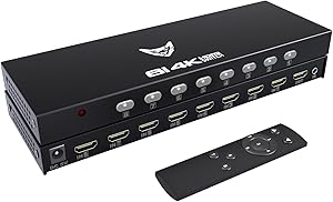 DiamondTiger 8-Port HDMI Switch 4K 30Hz Review