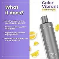 MOEHAIR Color Vibrant Blonde Shampoo 12 Fl. Oz — image 3