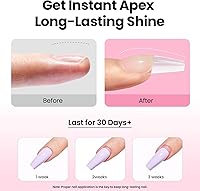 Beetles Tipex Pre-Building Instant Apex Nail Tips Kit – Coffin Medium, 224PCS — image 3