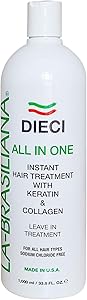 La-Brasiliana Dieci All-In-One Instant Hair Treatment, 33.8oz Review