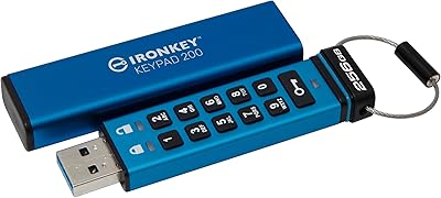 Kingston IronKey Keypad 200 256GB Encrypted Flash Drive