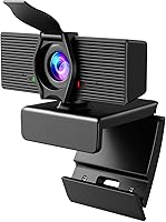 LITEPRO 1080P HD Webcam with Microphone & Privacy Cover — image 1