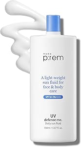 MAKEPREM Defense Me Daily Vegan Sun Fluid SPF 50+ 150mL Review