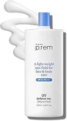 MAKEPREM Defense Me Daily Vegan Sun Fluid SPF 50+ 150mL