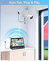 WEILAILIFE 5MP Wireless Security Camera System with 10″ Monitor — image 9