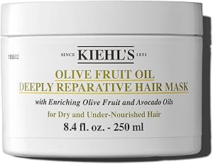 Kiehl's Olive Fruit Oil Deeply Reparative Hair Mask 8.4oz Review