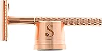 Senskinn Safety Razor for Women - Rose Gold Rhombus — image 2