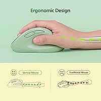 Micropack MP-V01B Ergonomic Vertical Wireless Bluetooth Mouse — image 5