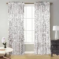 SFN SKY 9FTx9FT Silver Sequin Backdrop Curtains — image 1