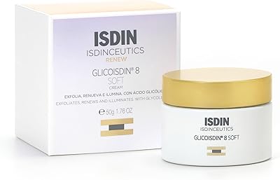 Glicoisdin 8 Soft Face Exfoliant Cream with Glycolic Acid, 1.76 oz