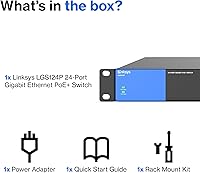 Linksys LGS124P 24-Port Gigabit Unmanaged PoE Switch — image 9