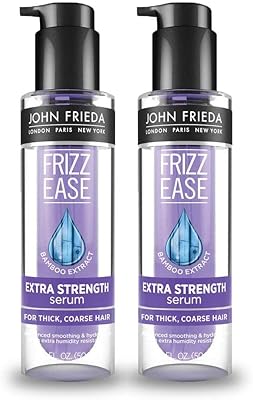 John Frieda Frizz-Ease Extra Strength Hair Serum 1.69 Fl Oz (Pack of 2)
