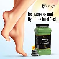 FootSpa Cream Mask for Foot, 128 Oz with Peppermint and Eucalyptus Oil — image 2