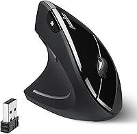 Perixx PERIMICE-713L Left-Handed Wireless Vertical Mouse — image 1