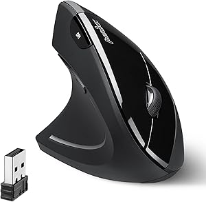 Perixx PERIMICE-713L Left-Handed Wireless Vertical Mouse Review