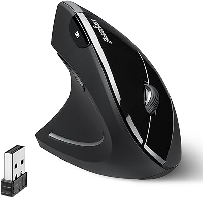 Perixx PERIMICE-713L Left-Handed Wireless Vertical Mouse
