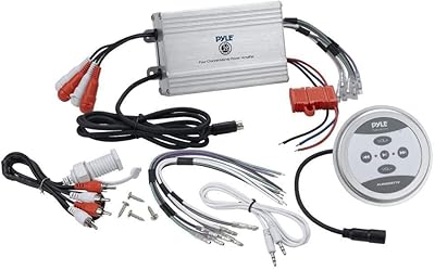 Pyle PLMRMBT7S Waterproof Bluetooth Marine Amplifier