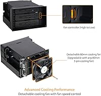 ICY DOCK flexiDOCK MB830SP-B 3-Bay 3.5 Inch SATA/SAS HDD Docking Enclosure — image 4