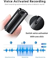 AFFETUNI 128GB Magnetic Voice Recorder — image 5