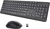 HUO JI Silent Wireless Keyboard and Mouse Combo — image 1