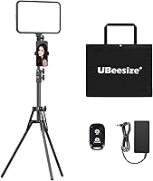 UBeesize LED Video Light Kit 13″ with Tripod and Phone Holders — image 1