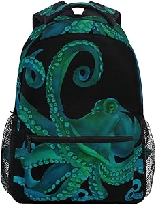 ALAZA Watercolor Octopus Large Backpack for Kids Review