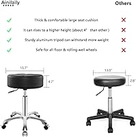 Ainilaily Rolling Adjustable Stool — image 4