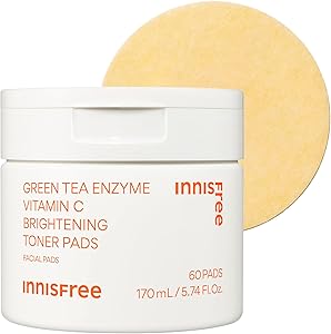 innisfree Green Tea Enzyme Vitamin C Toner Pads Review