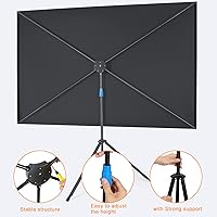 VISULAPEX 80-Inch Projector Screen with Stand — image 4