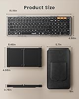 ProtoArc XK01 Plus Backlit Foldable Bluetooth Keyboard — image 8