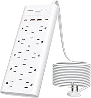 Maxpw 18-in-1 Power Strip Surge Protector with 14 Outlets and 4 USB Ports — image 8