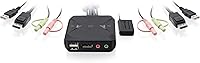 IOGEAR 2-Port USB DisplayPort KVM Switch — image 1