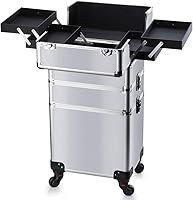 OUDMAY 3-in-1 Aluminum Rolling Makeup Case — image 3