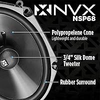 NVX NSP68 6x8 Car Speakers — image 2