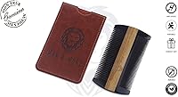 Man & Mane Premium Natural Ox Horn and Sandalwood Beard Comb — image 8