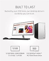 HP Pavilion Desktop TP01-2040, AMD Ryzen 5 5600G, 12GB RAM, 512GB SSD — image 9