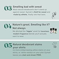 Gymati Fitness Deodorant Spray for Men - Homme 3.4oz — image 8