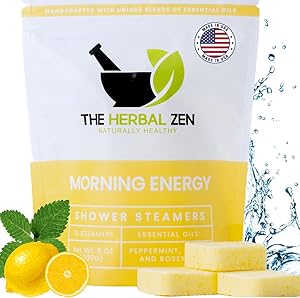 The Herbal Zen Morning Energy Shower Steamers (10 Pack)