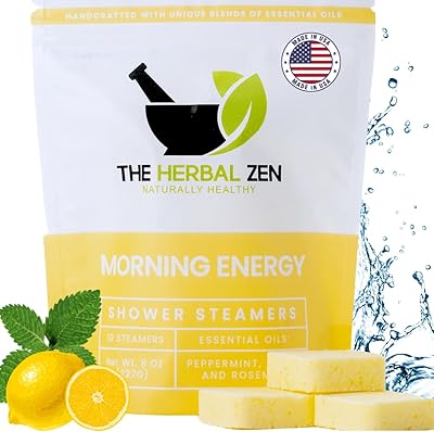 The Herbal Zen Morning Energy Shower Steamers (10 Pack)
