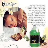 FootSpa Massage Oil Eucalyptus Extract 128 Oz — image 3