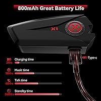 XGP X1 Motorcycle Helmet Bluetooth Headphones V5.3 — image 3