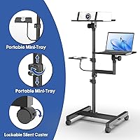 GSOW 2 Shelves Mobile Projector Stand — image 6