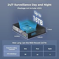 Hiseeu 4K Wired Security Camera System 8CH with 3TB HDD — image 8